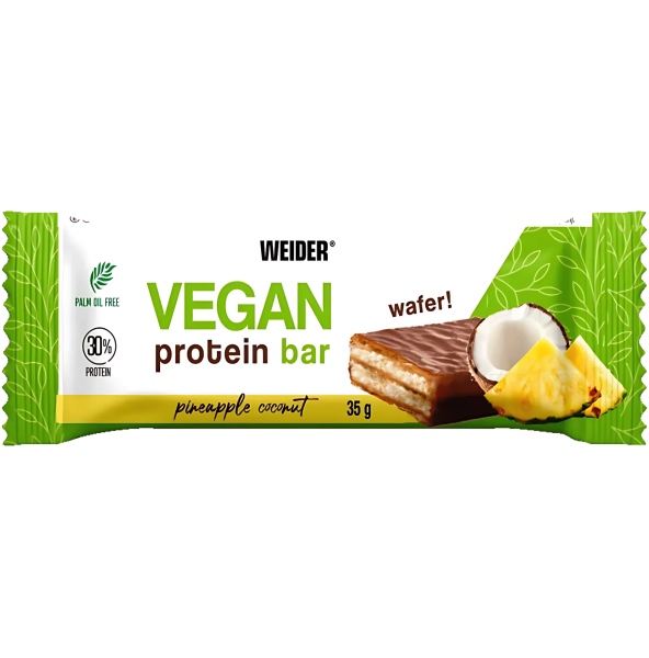 WEIDER - Vegan Protein Wafer Bar - Pineapple Coconut 35g